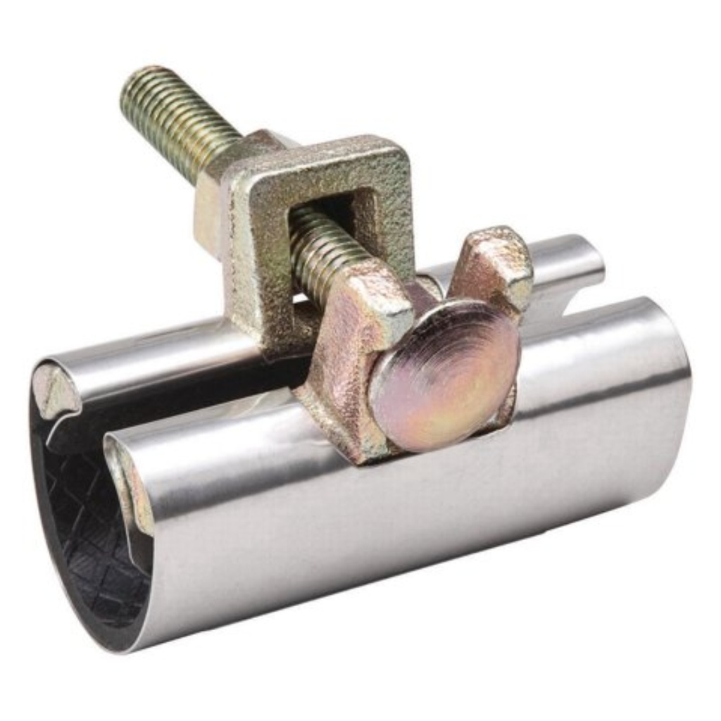 B&K 1 in. Galvanized 430 Stainless Steel Pipe Repair Clamp