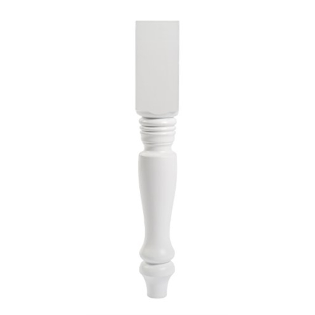 TABLE LEG PINE 21" WHT