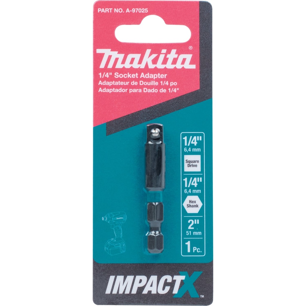 MAKITA 1/4 SOCKET ADAPTER