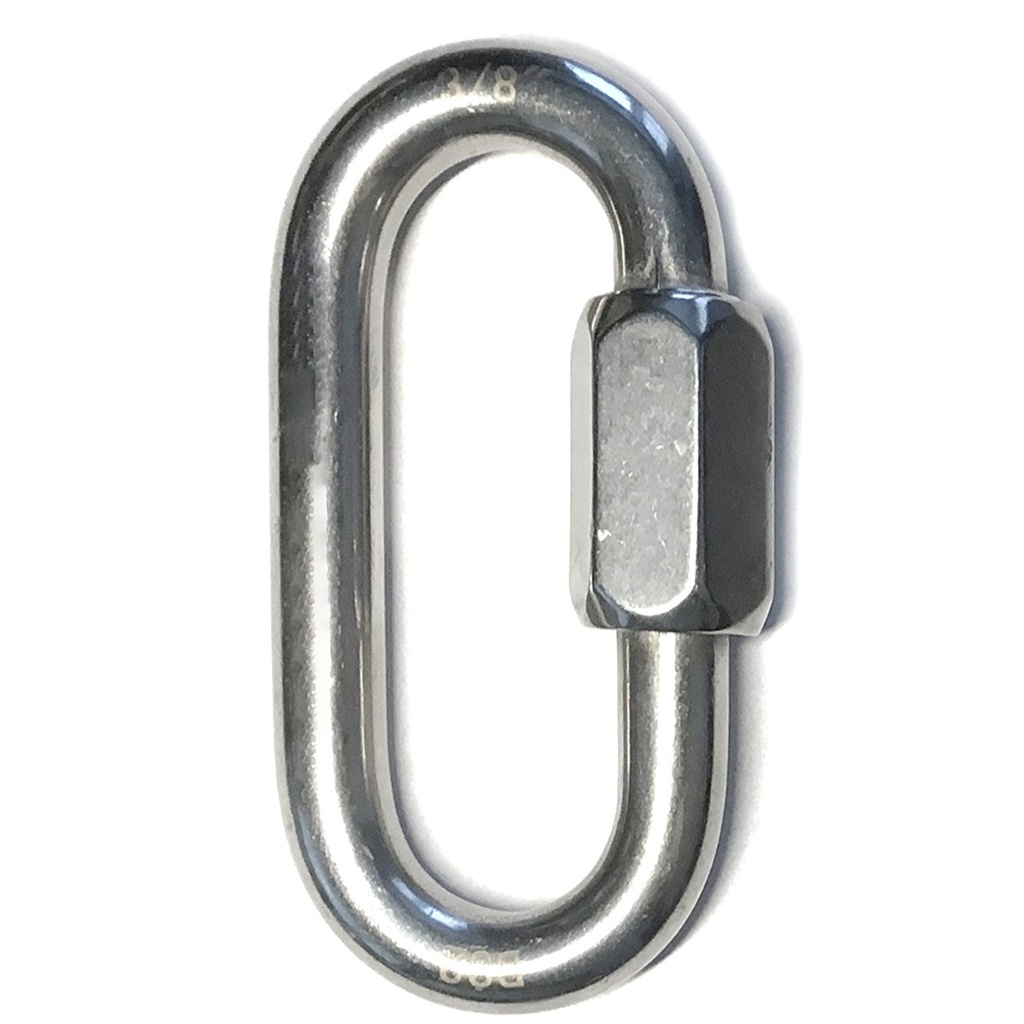 Campbell Chain Polished Stainless Steel Quick Link 1540 Lb. 3-1/4 in. L