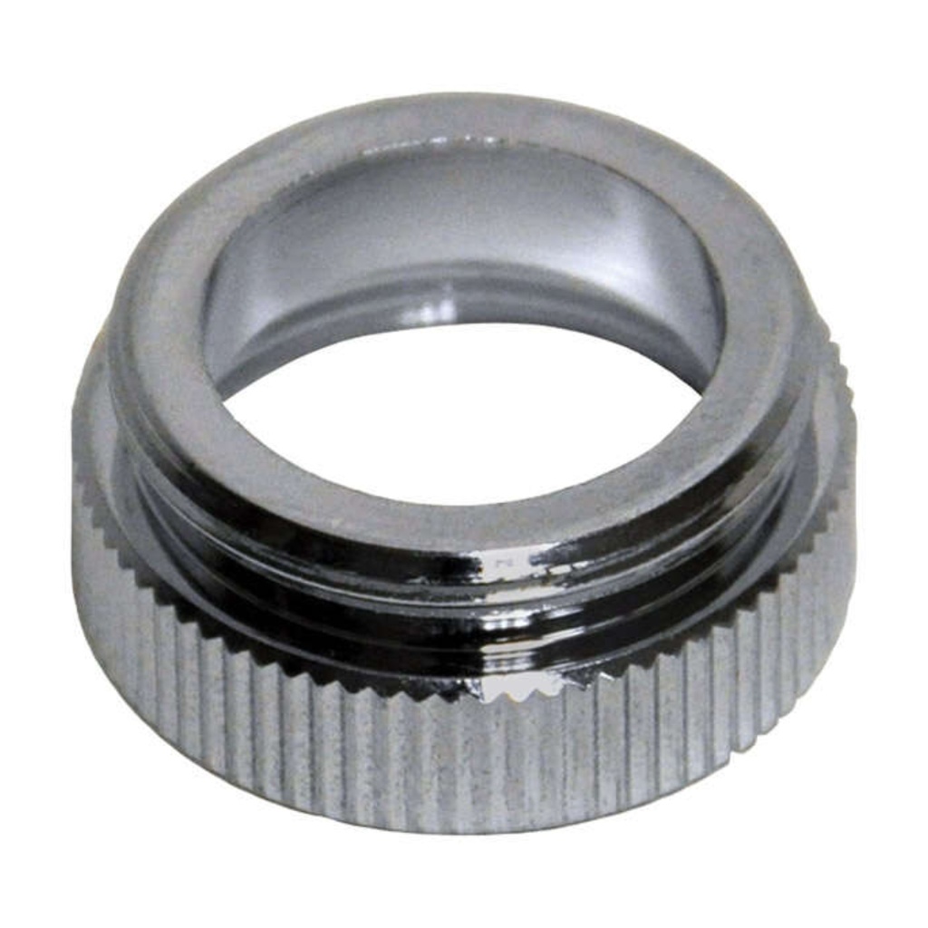 Danco Male Thread 55/64 in.-27M X 13/16 in.-24F Chrome Plated Aerator Adapter