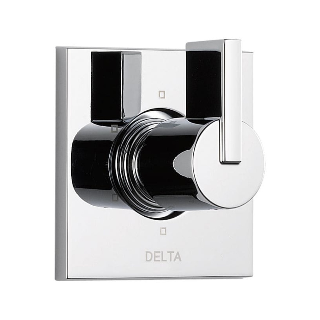 Delta T11953 Vero Six Function Diverter Valve Trim Less Rough-in Valve - Three Independent Positions Three Shared Positions Chrome Showers Diverter