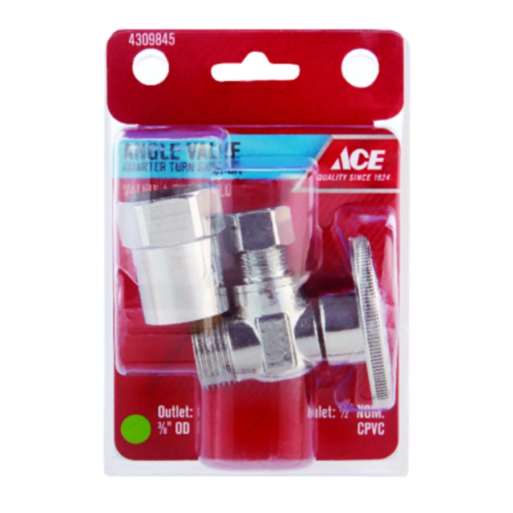 [4309845] Ace CPVC Compression Brass Shut-Off Valve