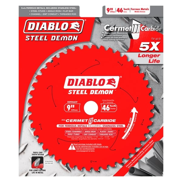 DIABLO DISCO C/METAL 9"  46T