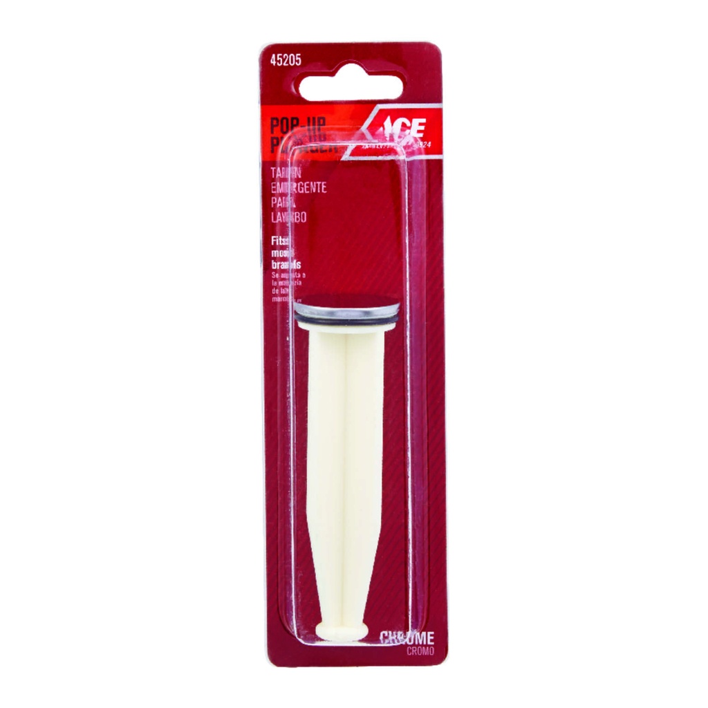 Ace 1 1/4 in. Polished Plastic Pop-up Plunger