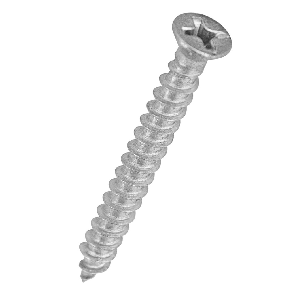 HILLMAN No. 14 Ga. X 2-1/2 in. L Phillips Flat Head Sheet Metal Screws 100 Pk