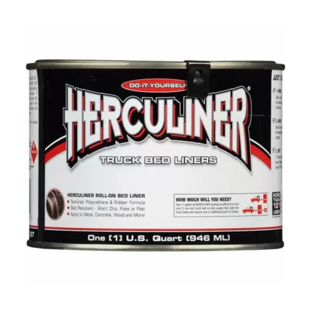 [8105165] Herculiner Black Truck Bed Coating 1 Qt