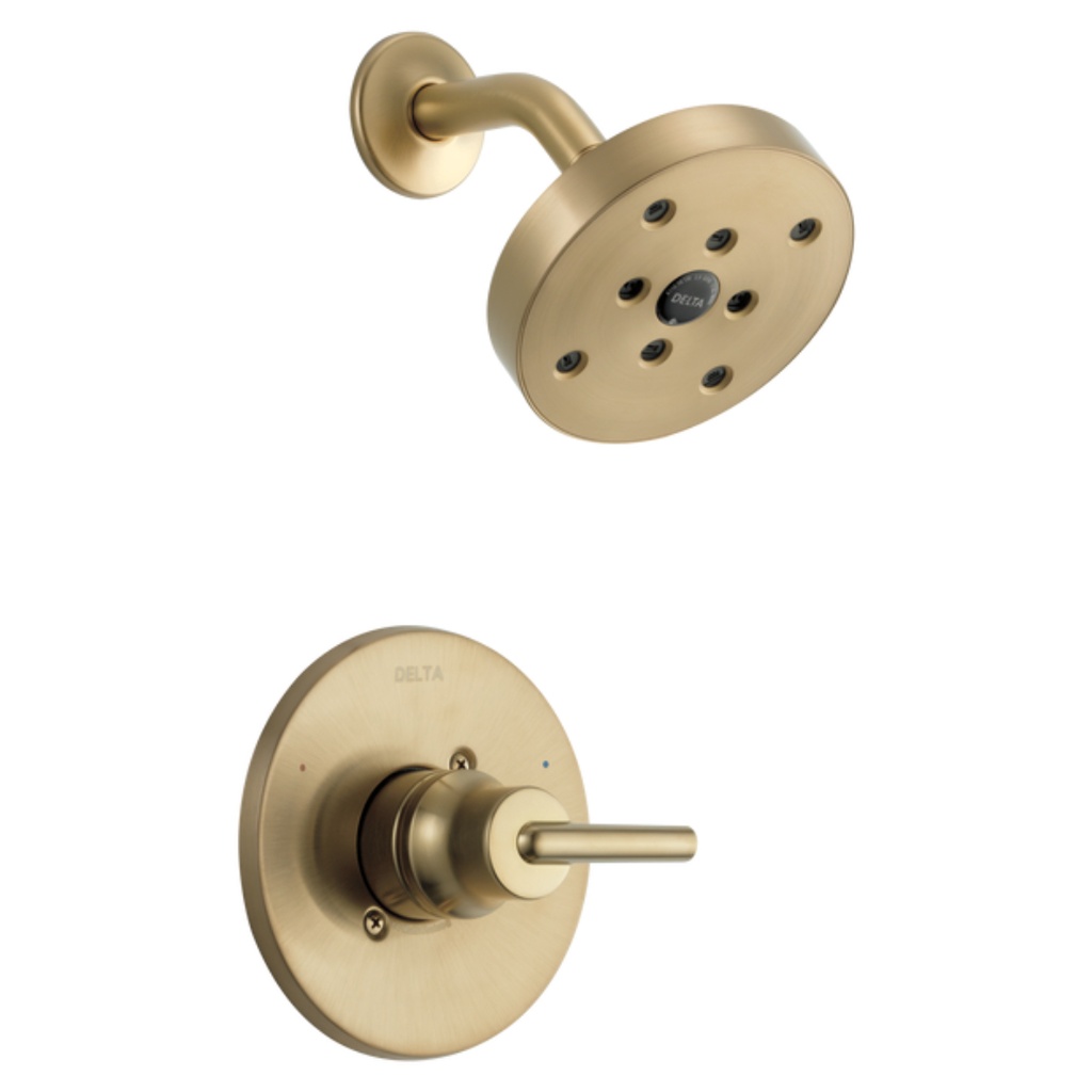 [T14259-CZ] Delta DSS-Trinsic-1403 Monitor 14 Series Single Function Pressure Balanced Shower System with Shower Head 2 Body Sprays and Hand Shower - Includes