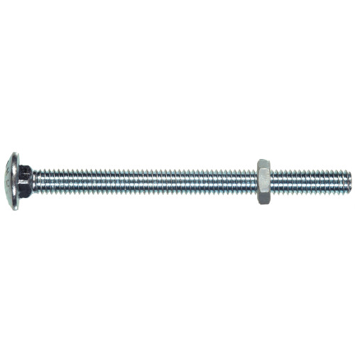 Hillman 2150 10-24 X 1-1/2-Inch Carriage Bolt with Nut  20-Pack   Zinc