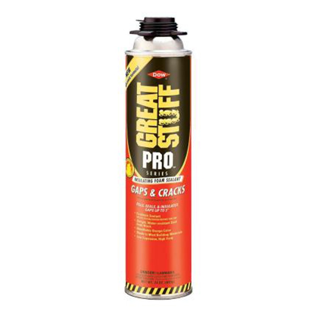Great Stuff Gaps & Cracks Orange Polyurethane Insulating Foam Sealant 24 Oz (Pack of 12)