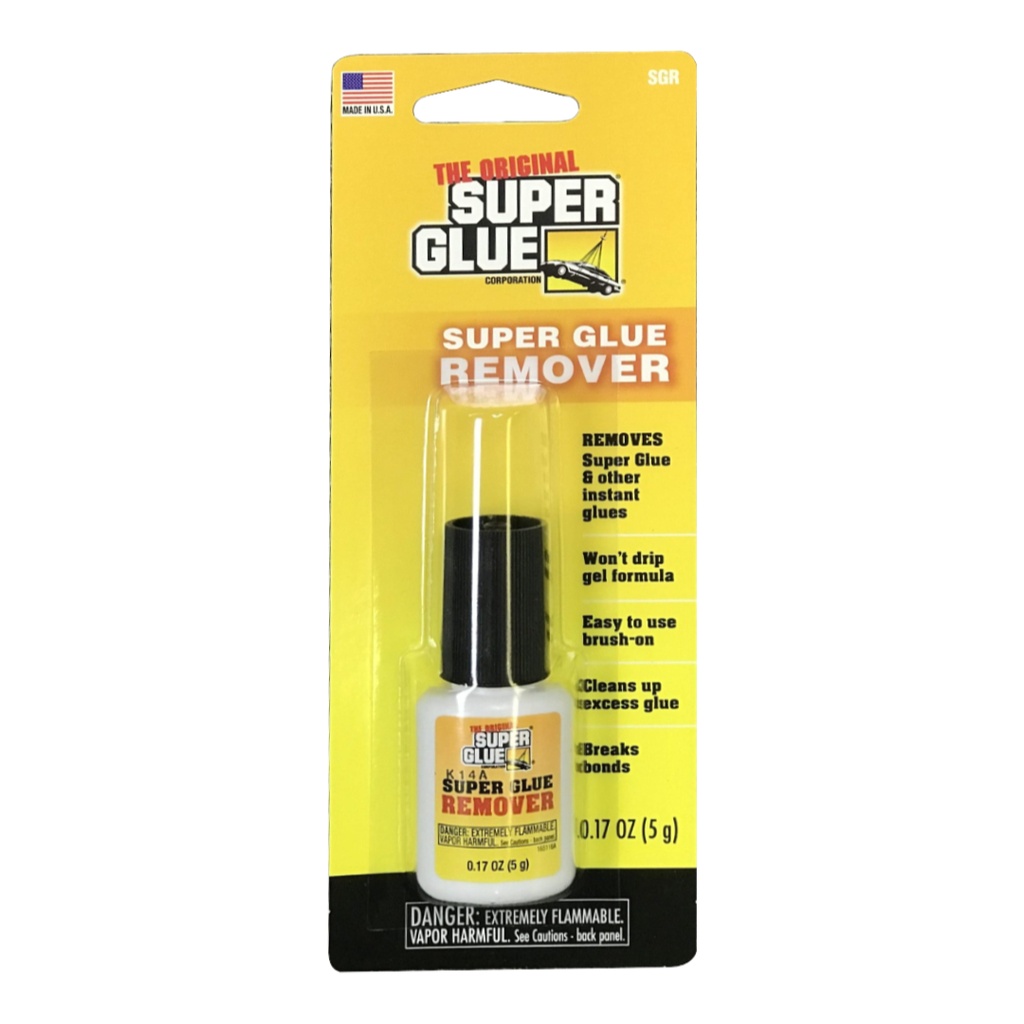 The Original Super Glue Gel Adhesive Remover 0.17 Oz