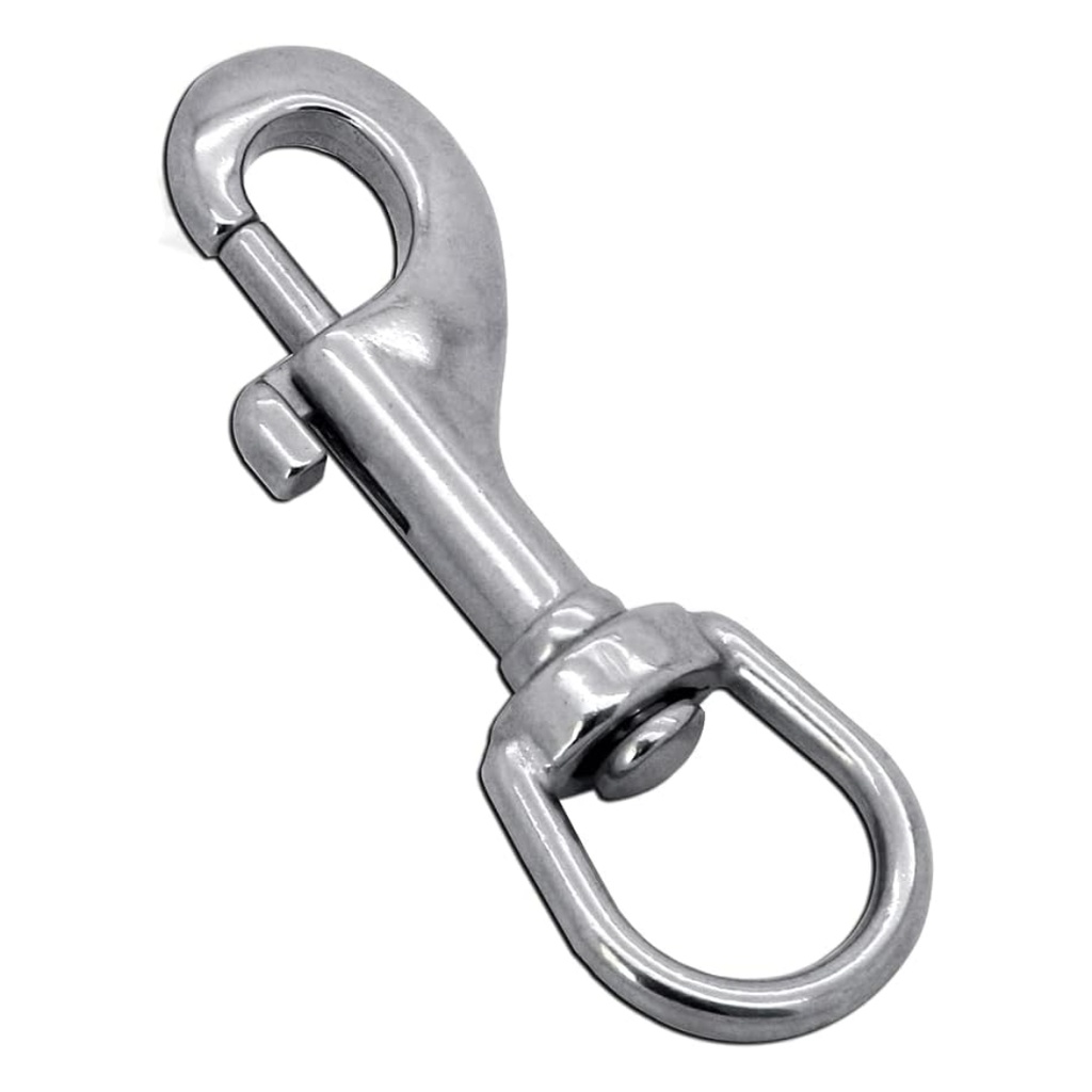 SWIVEL SNAP HOOK NICKEL PLTD