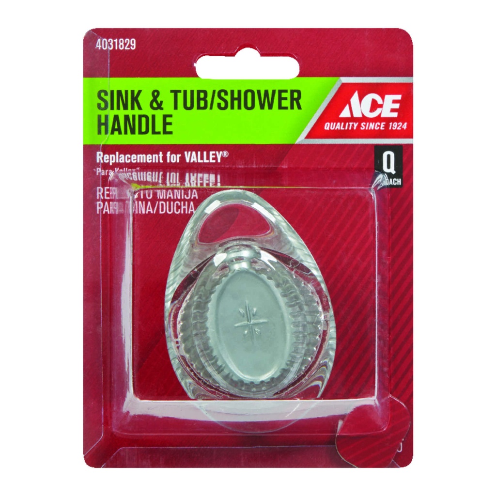 Ace for Valley Clear Sink and Tub and Shower Faucet Handles