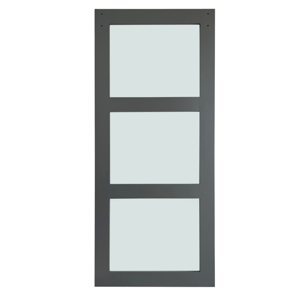 BARNDOOR KIT "LONDON" GREY 36X84