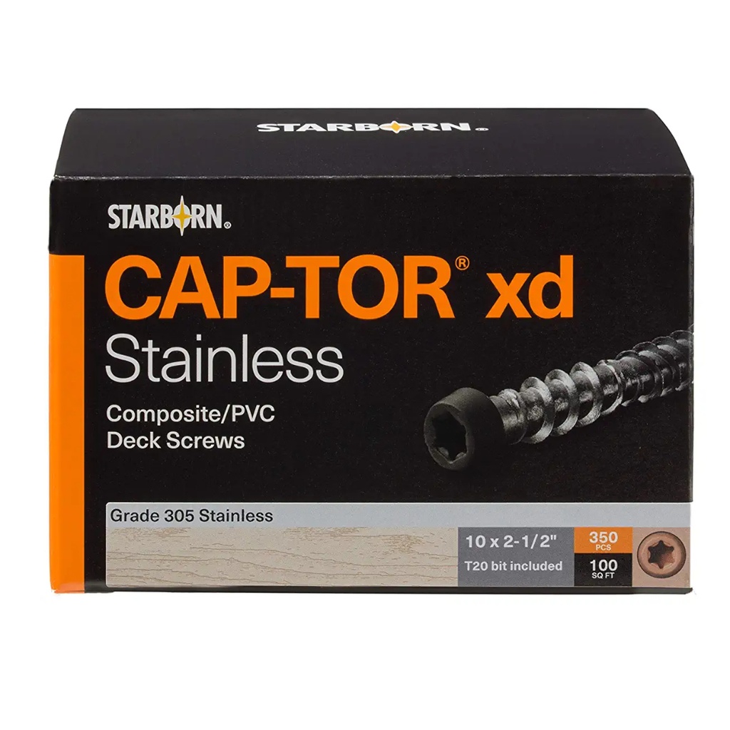 CAP-TOR XD 2-1/2" SAND#64 100PC