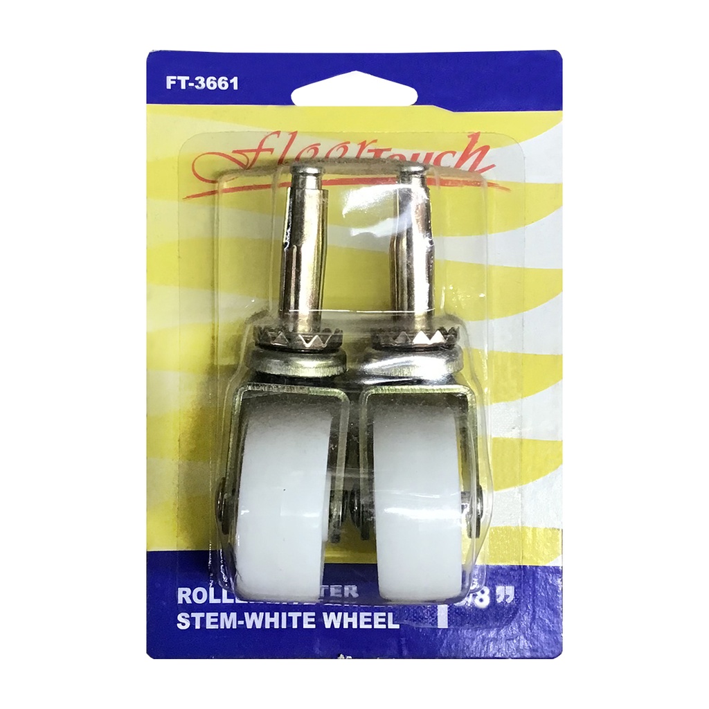 ROLER CASTER 1-5/8 WHT