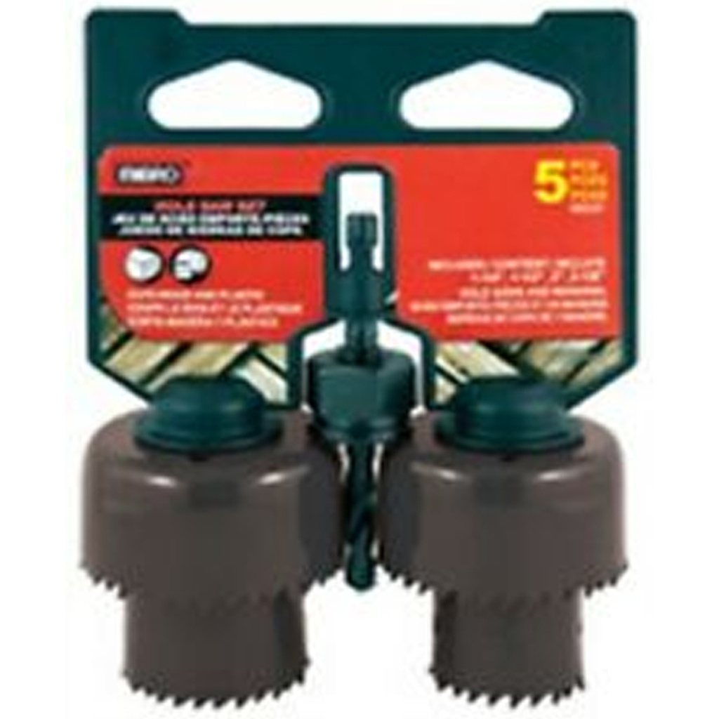 MIBRO HOLE SAW SET 5PC