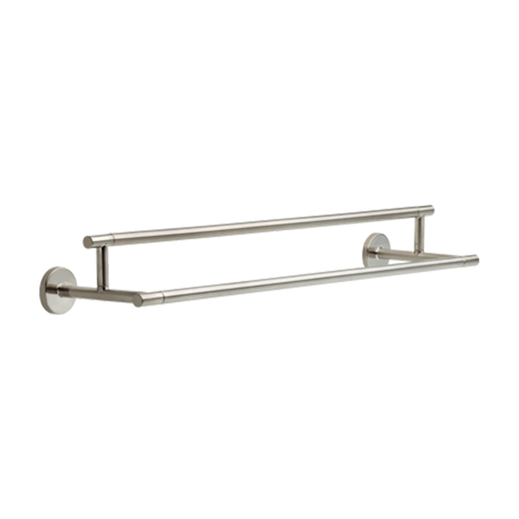 [75925SS] Delta 75925 Trinsic 24" Wall Mounted Double Towel Bar Brilliance Stainless Bathroom Hardware and Accessories Bathroom Hardware Towel Bars