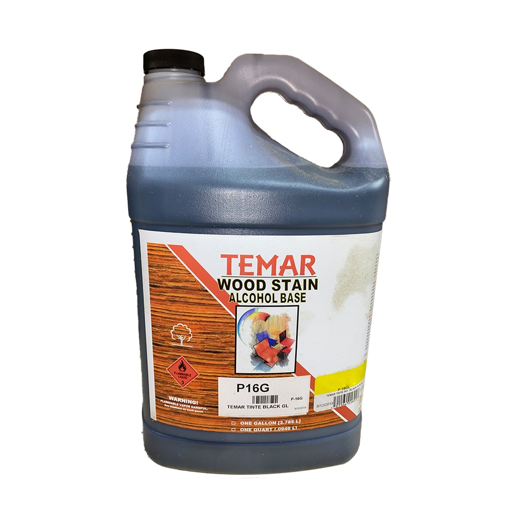 TEMAR INT. STAIN BLACK GL