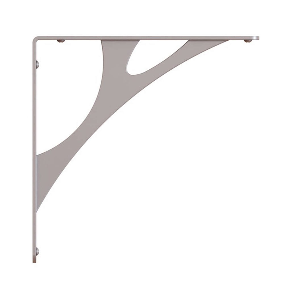 5018389 8 in. Manhattan Steel Decorative Bracket - 500 Lbs