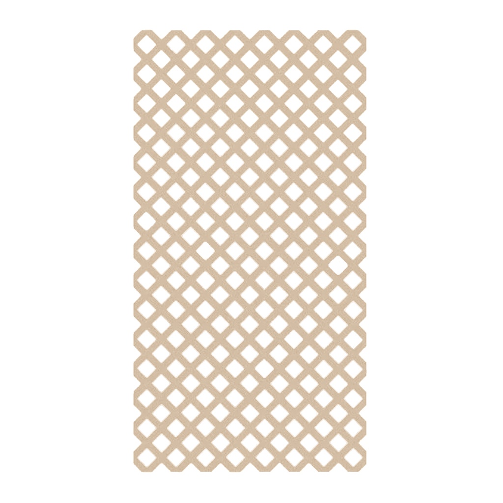 [140001234] PANEL LAT. PVC REG. 4X8 CEDAR