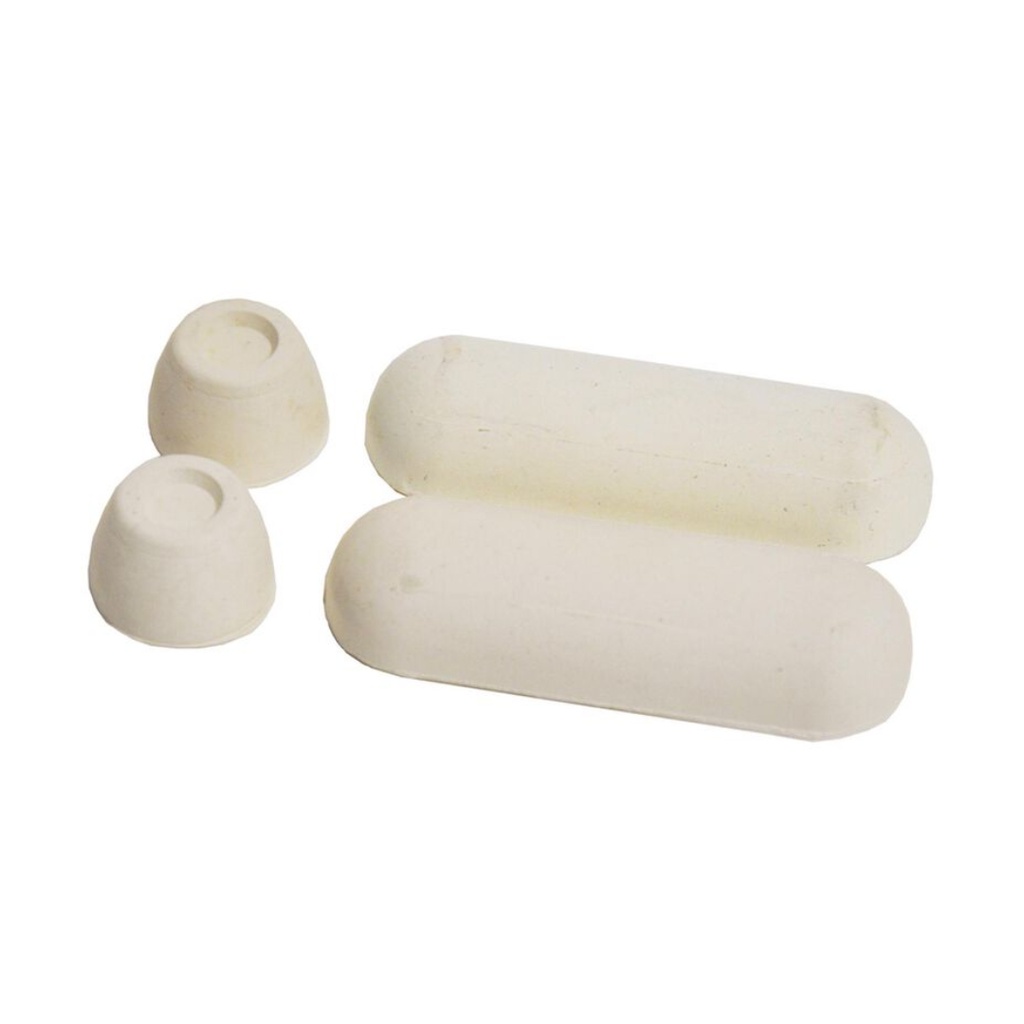 TOILET SEAT BUMPER WHT