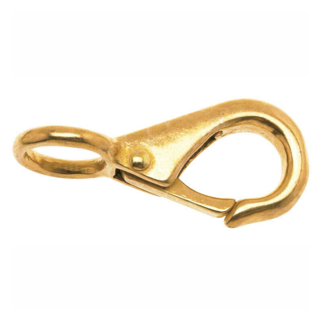 Campbell Chain 3/8 in. Dia. X 2-5/32 in. L Polished Bronze Quick Snap 60 Lb.