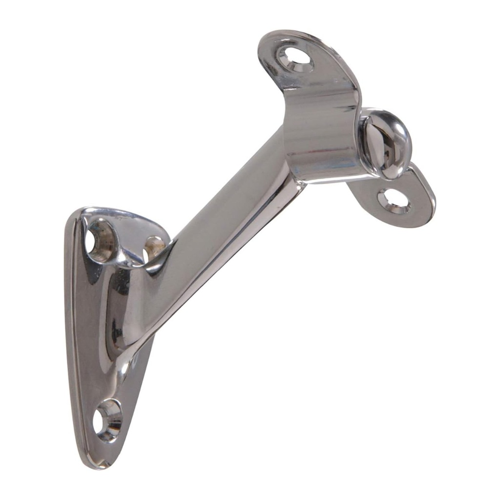 Lido Designs Lr-14-313 Satin Nickel Handrail Bracket Flat Top for Wood Railing