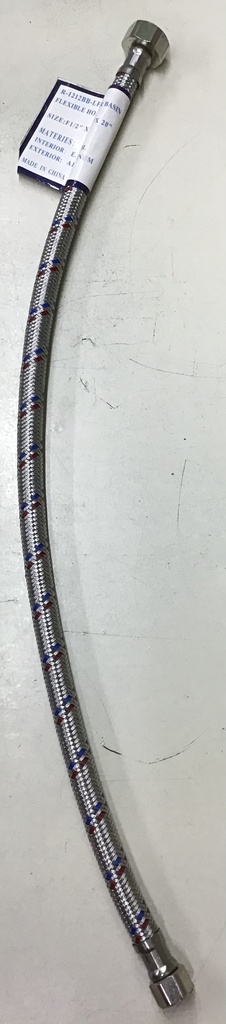 FLEXIBLE LAV. 3/8X1/2X20 SS