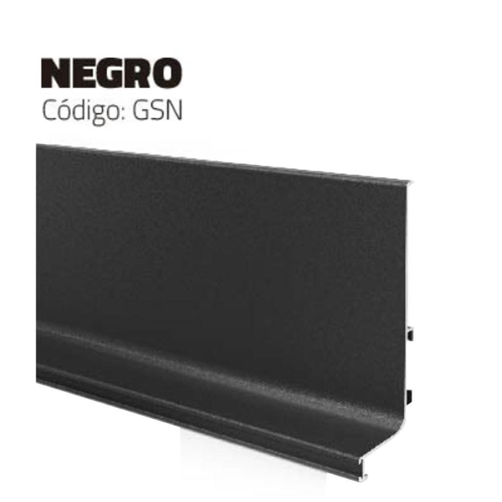 PERFIL GOLA SUPERIOR NEGRO 9.84'