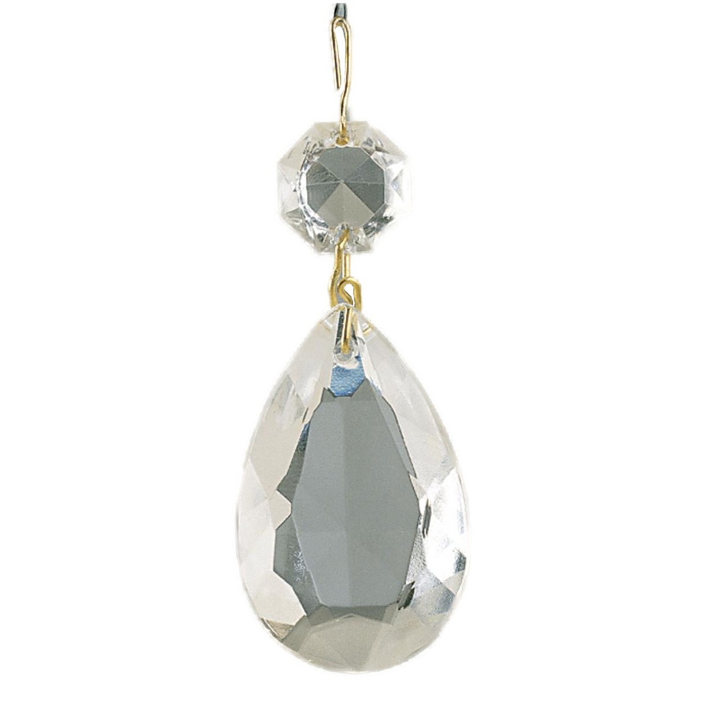 SATCO 5-1 1/2" CRYSTAL PRISMS
