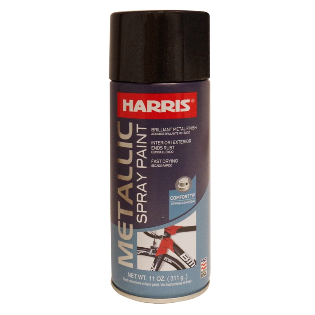 HARRIS METALLIC BLACK SPRAY 11OZ