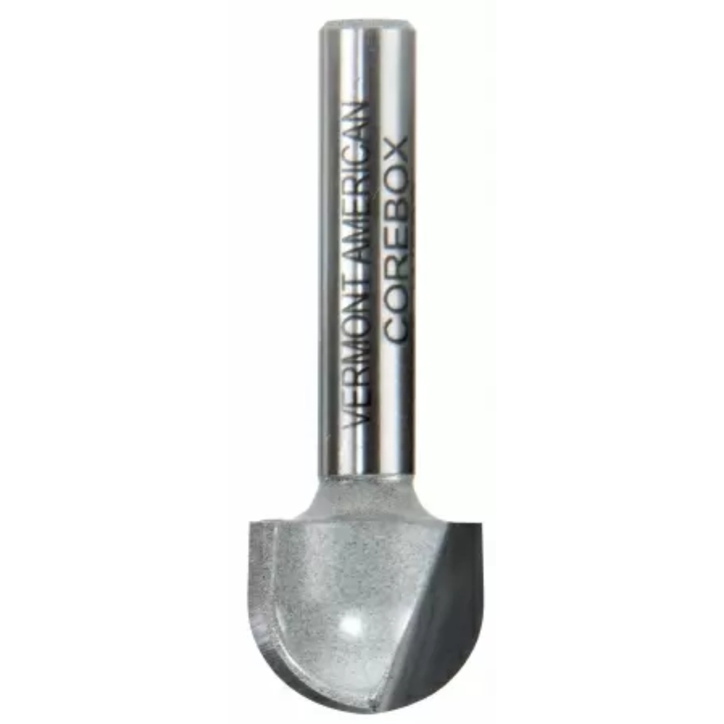 Vermont American 1/2 in. D X 1/2 in. X 1-3/8 in. L Carbide Tipped Core Box Router Bit