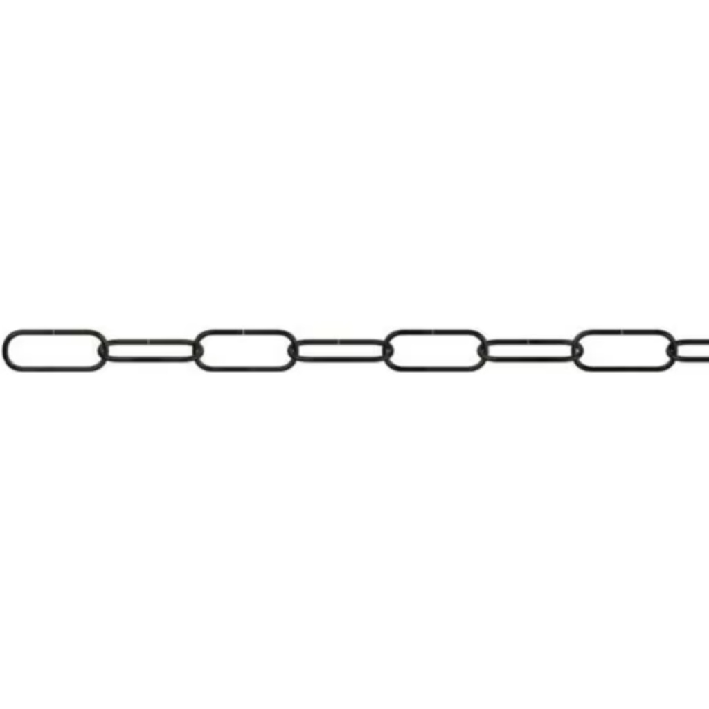 Satco 11 Gauge Chain 50 Yds (150 Ft) to Reel / 1 Reel to Master 15lbs MAX Black