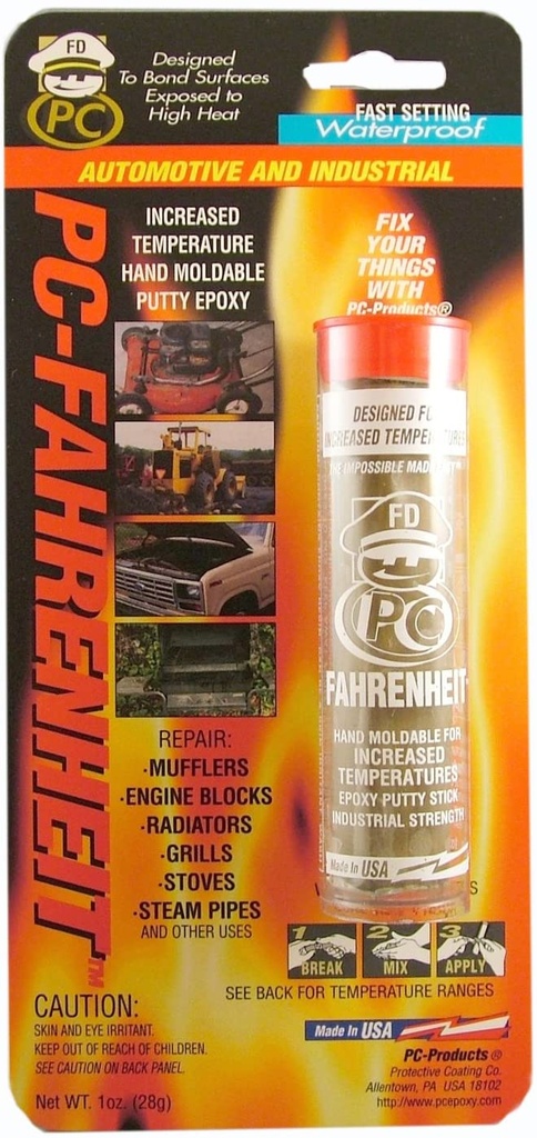 PC-Fahrenheit High Strength Brown Epoxy 1 Oz