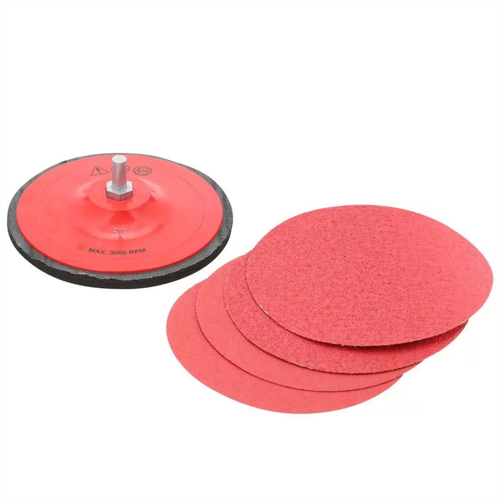 Diablo StickFast 5 in. Ceramic Blend Adhesive Sanding Disc Kit Assorted 6 Pk