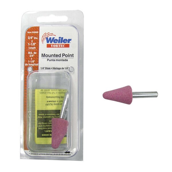 Weiler Stem Mounted Point Tree Shaped A5 3/4   Diax1-1/8   Lx1/4   Metal