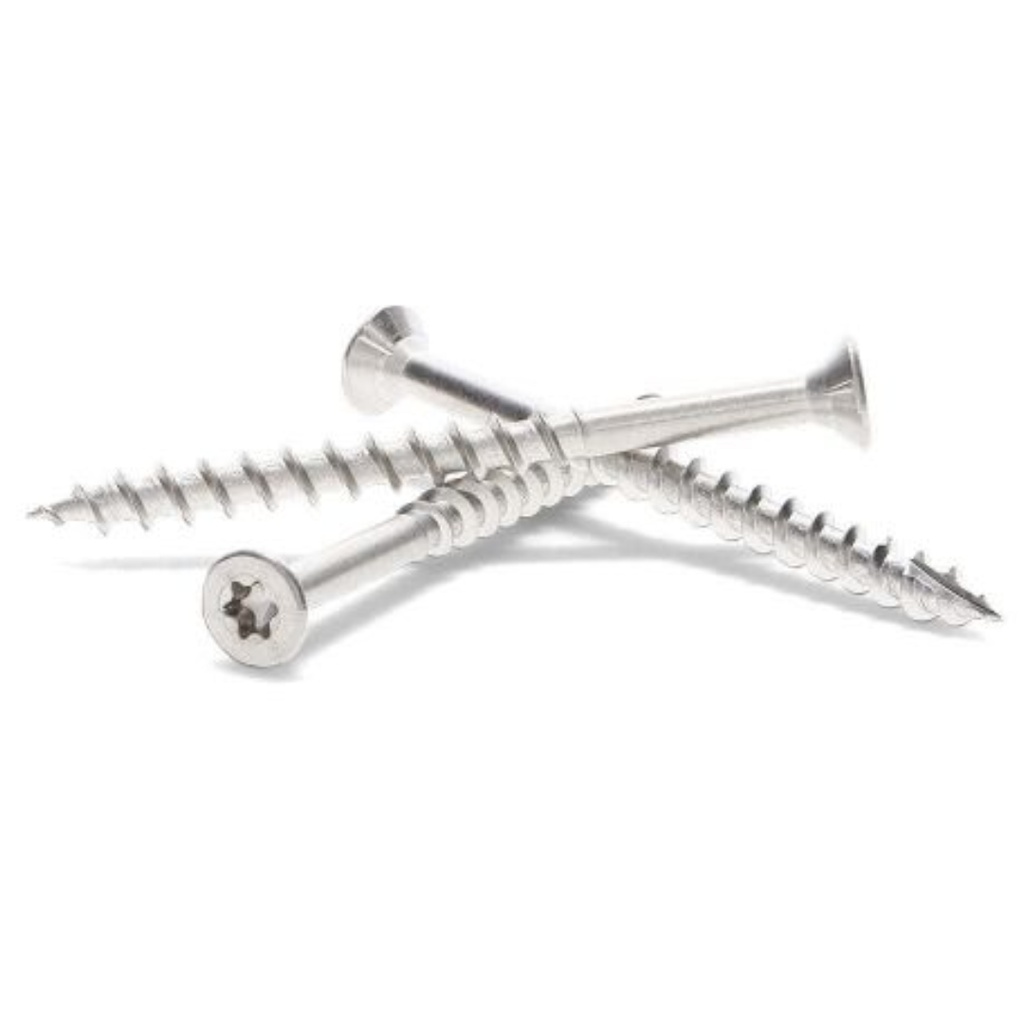 DECKFAST SS FLAT 10X21/2TORX 5LB