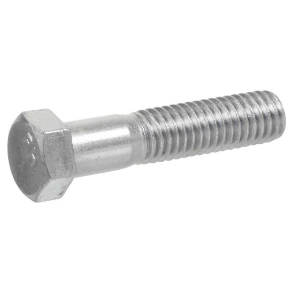 HILLMAN 7/16 in. D X 3 in. L Zinc Plated Steel Hex Bolt 50 Pk