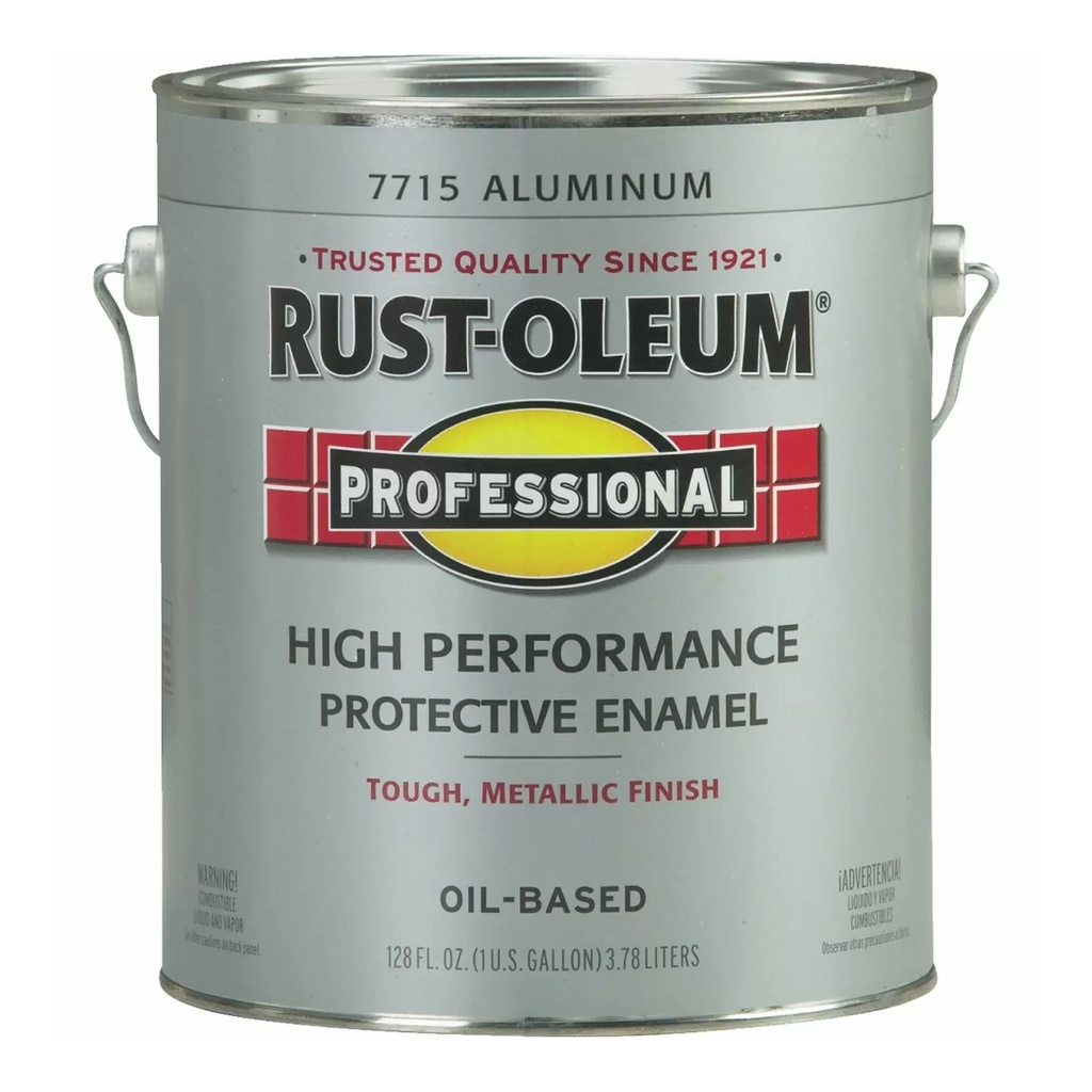 High Perform Enamel,Gloss,Aluminum,1 Gal