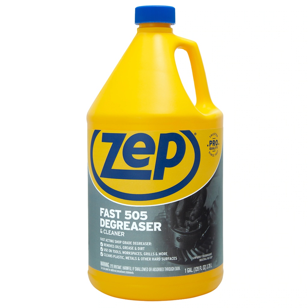 Zep Fast 505 Lemon Scent Cleaner and Degreaser 128 Oz. Liquid
