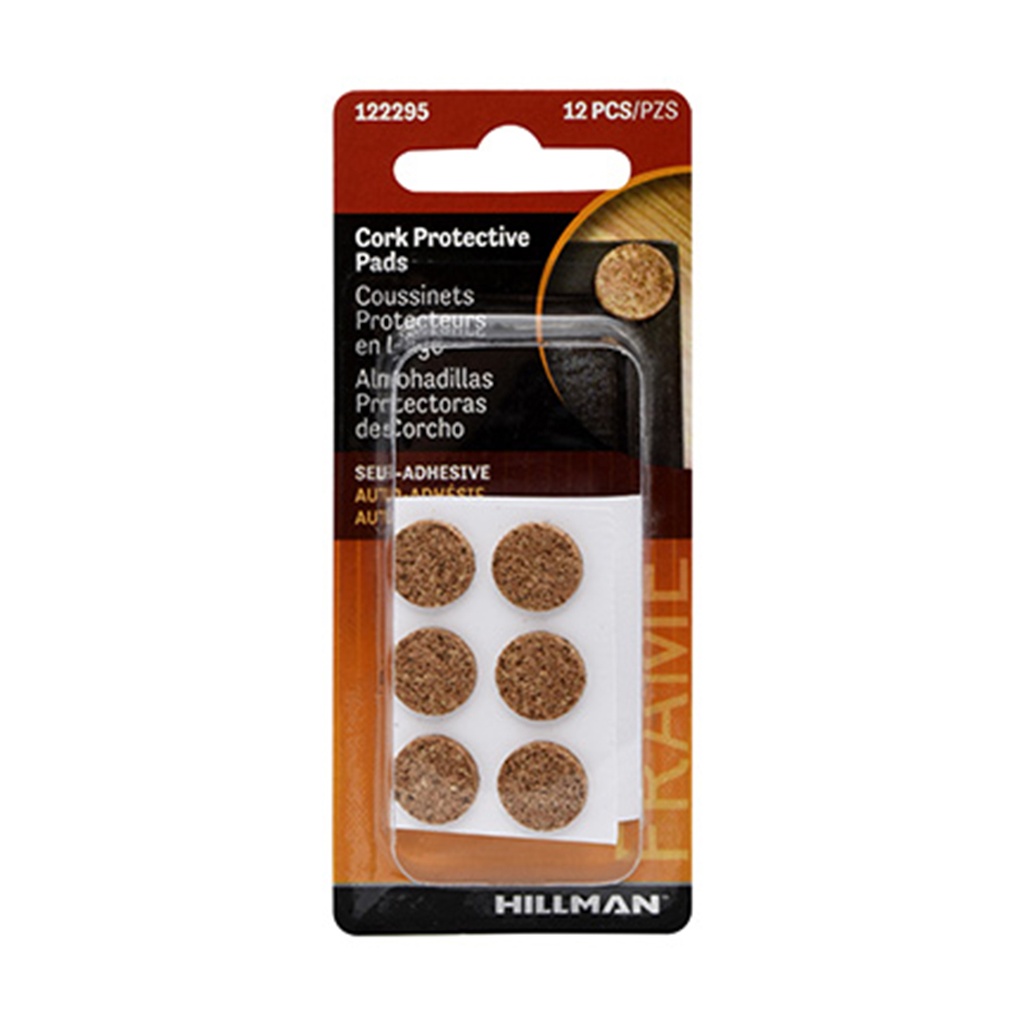 Almohadillas Protectoras 1.3 Cm Café 12 Piezas