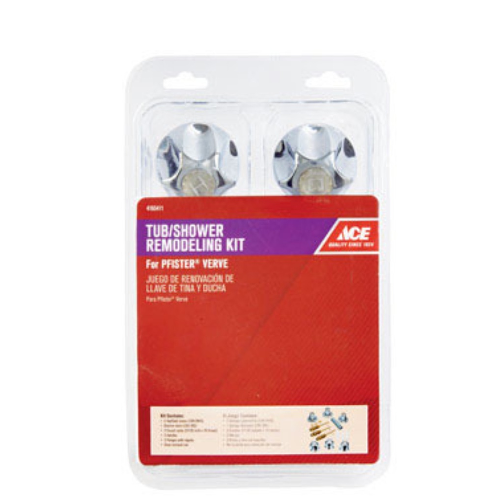 Ace for Pfister Verve Chrome Tub and Shower 3-Handle Remodeling Kit