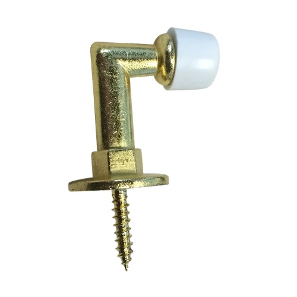 60993 1 in. Brass Plated Floor Doorstop