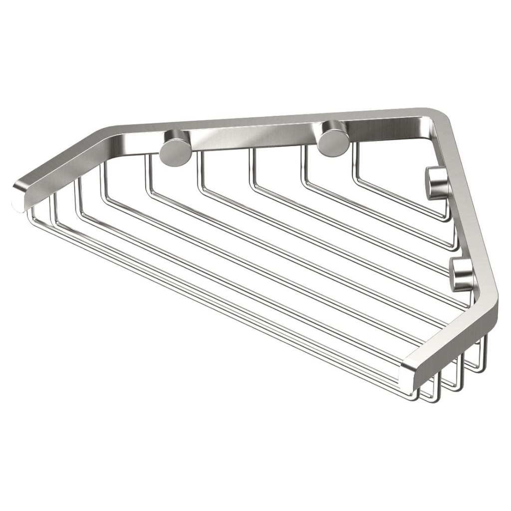 Shower Basket in Satin Nickel