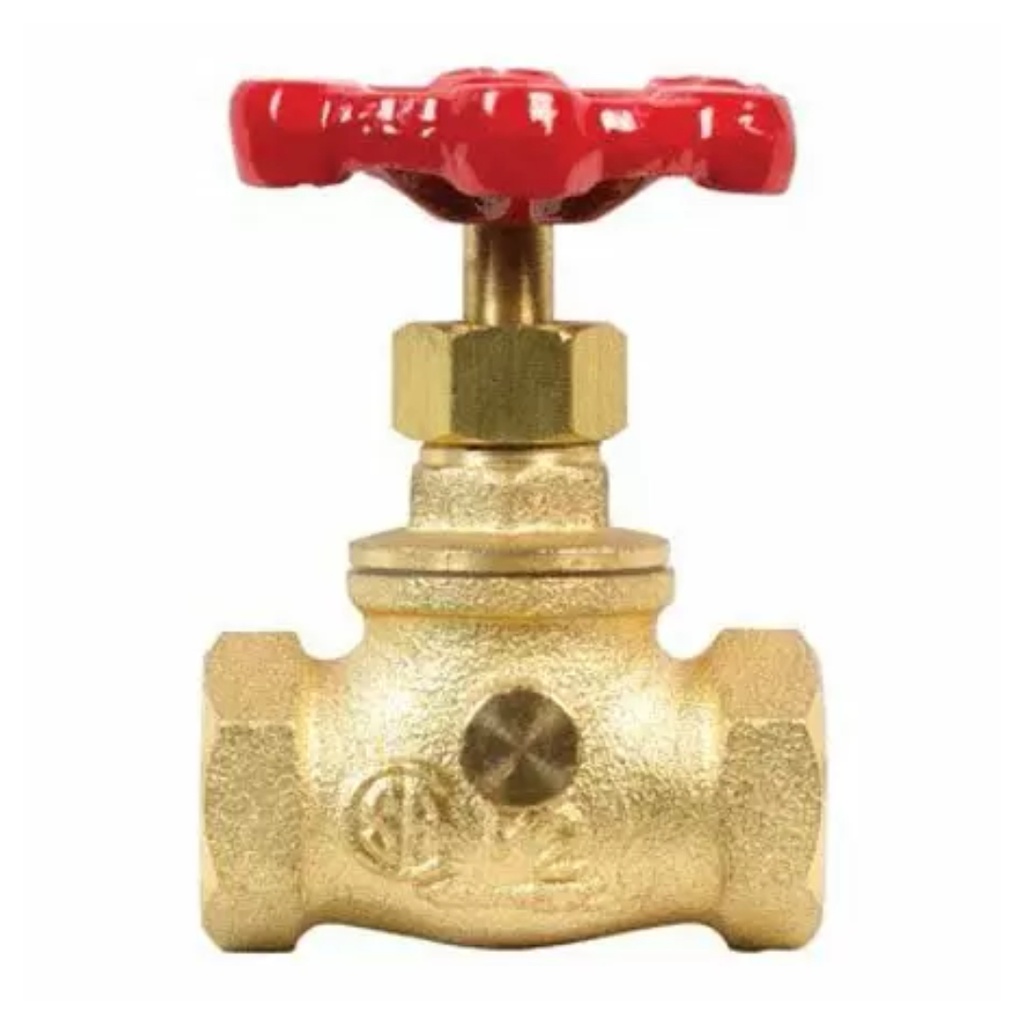 STOP & WSTE VALV 1/2"