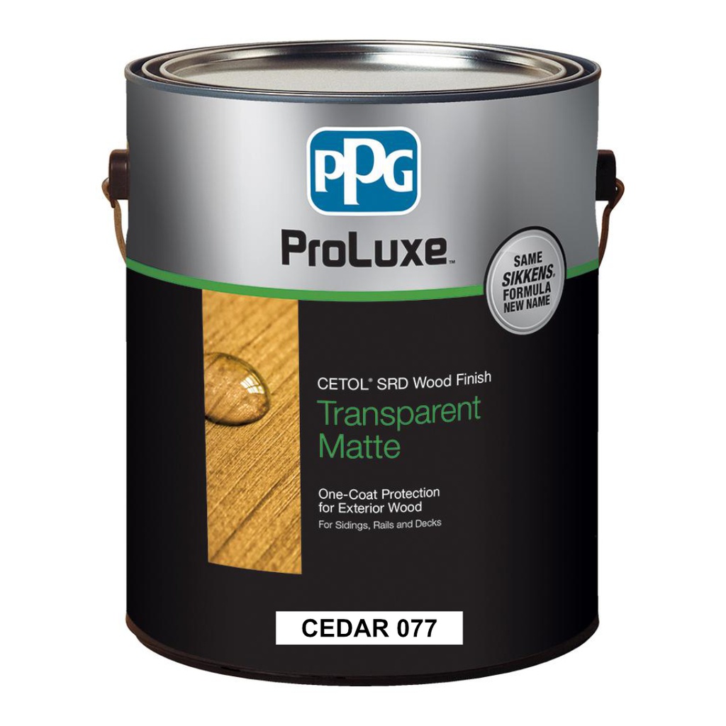 ProLuxe Cetol SRD Transparent Matte Cedar Oil-Based Alkyd-Oil All-in-One Stain and Finish 1 Gal