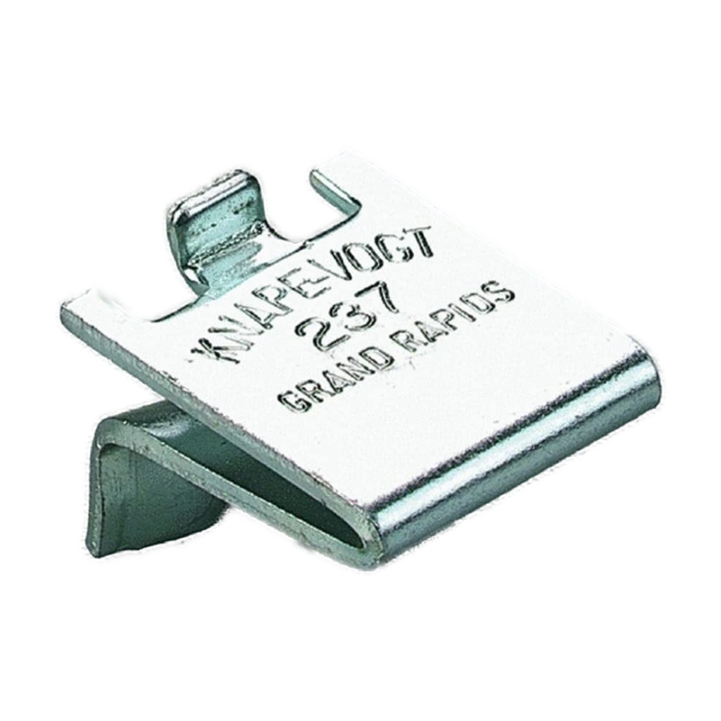 Knape & Vogt 237 Series Bright Zinc Pilaster Shelf Support 237 Zc