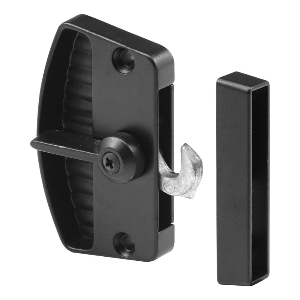 Black Sliding Screen or Patio Door Lock
