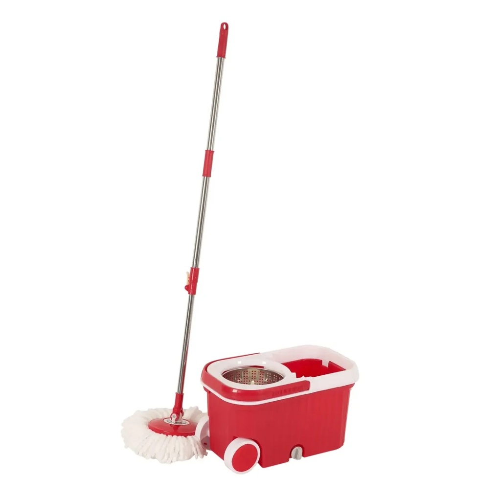 ACE SPIN MOP MICROFIB. PLAST RED